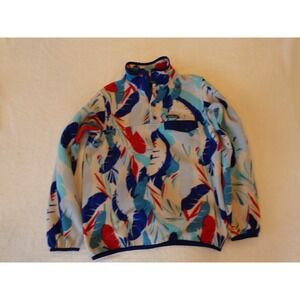 PATAGONIA Synchilla Snap-T  Feather Dance Fleece Pullover Jacket Women's Medium